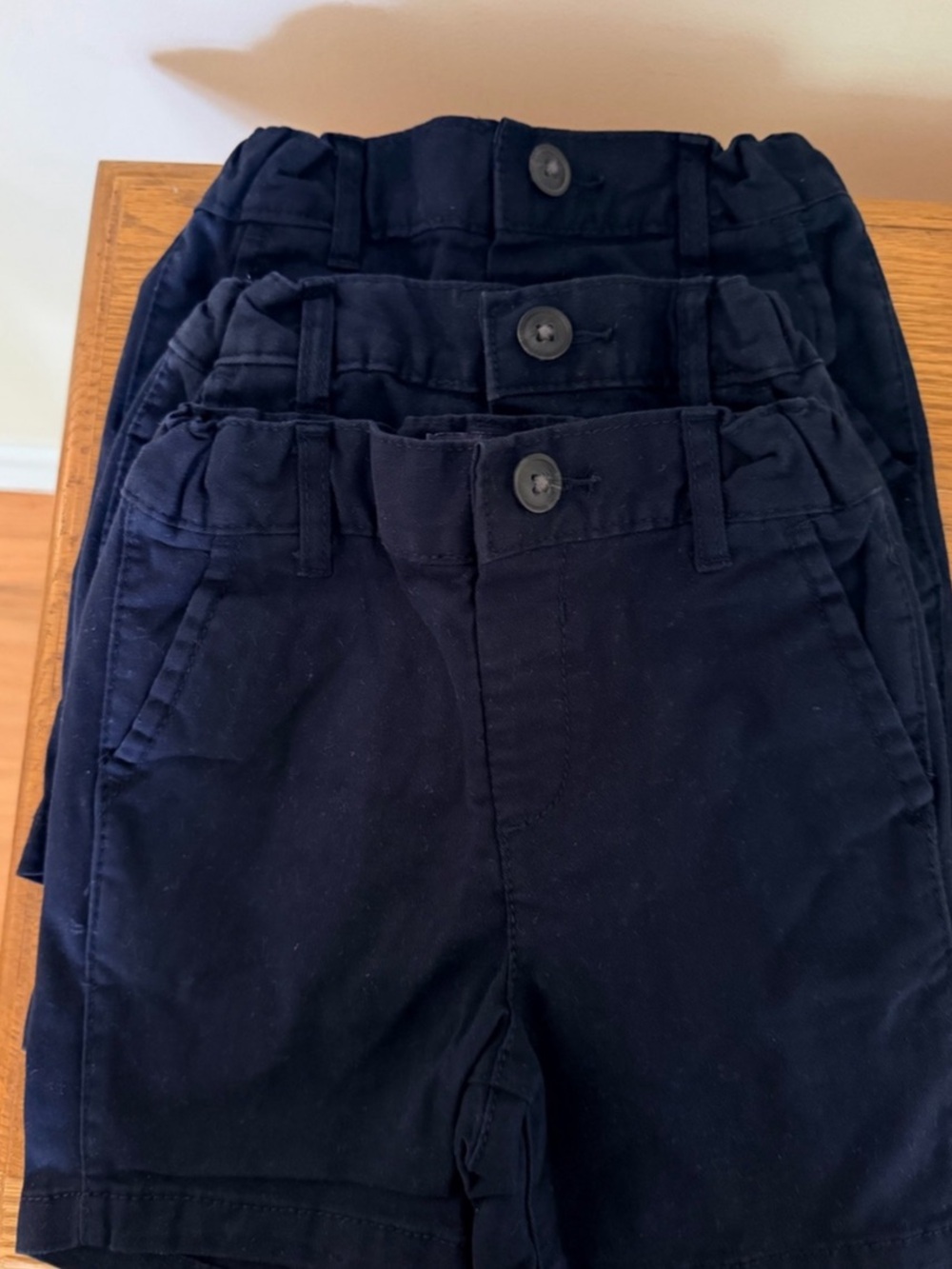 3 Pairs of The Children's Place Toddler Boys Shorts Kids Shorts Size 3T Navy